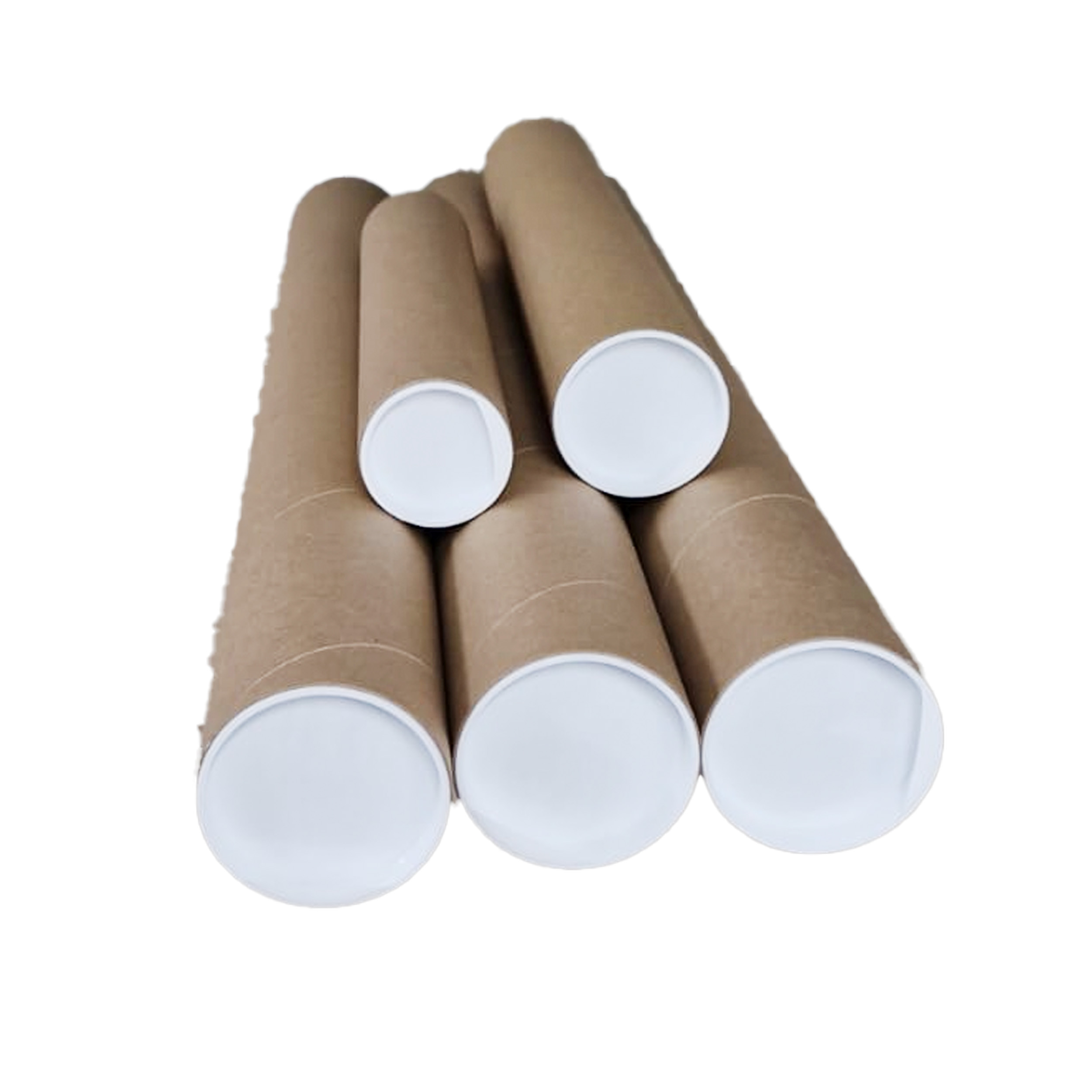 830 x 80 mm Versandhülsen, D0 mit Deckel rund 2 mm Stärke