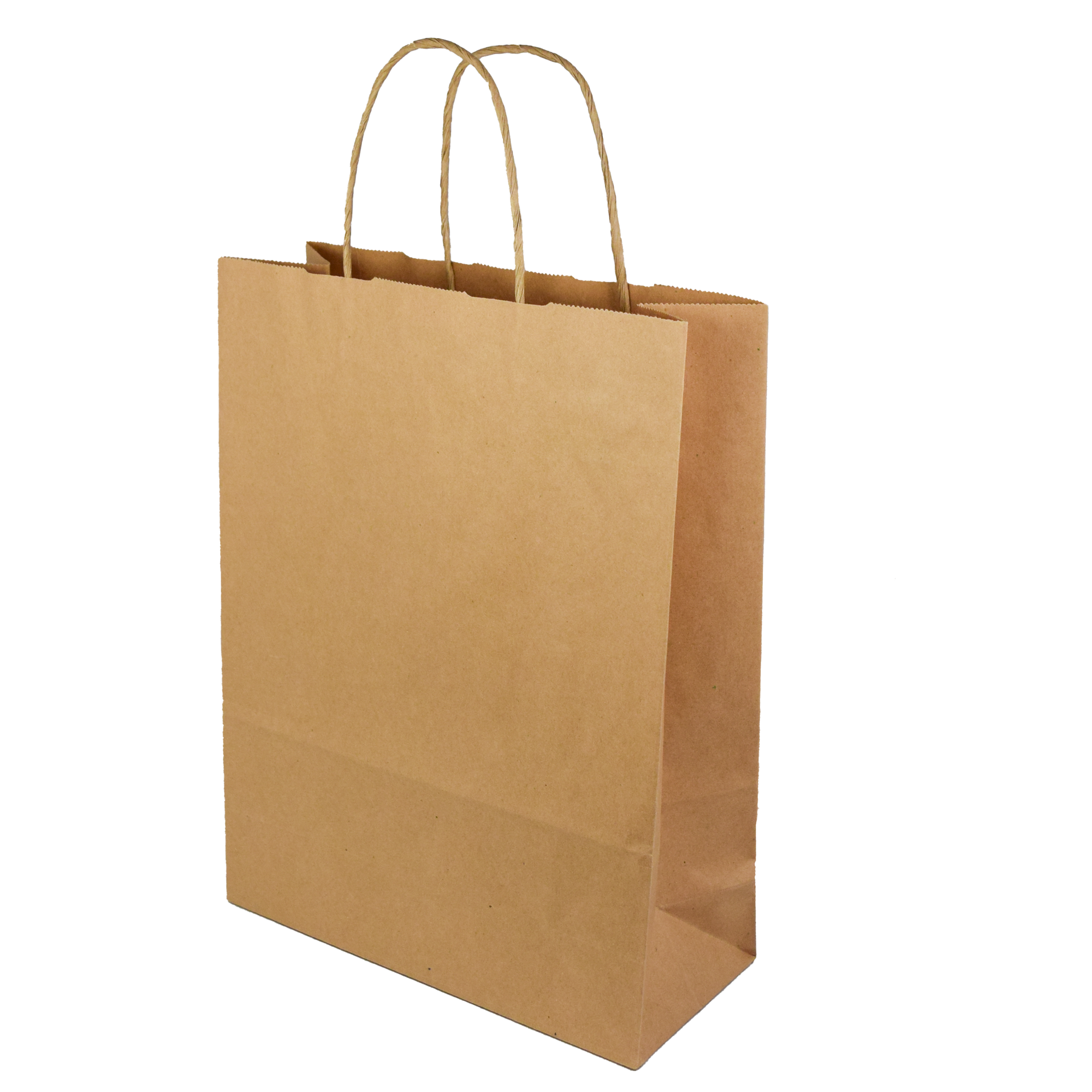Geschenktüte aus Papier - 250 Stück - Naturbraun - 240x310x100 mm Restposten