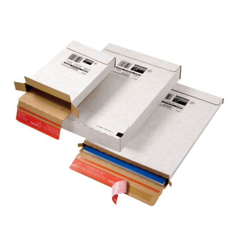 Maxibriefkarton 353x250x28 mm - weiß CP 065.59