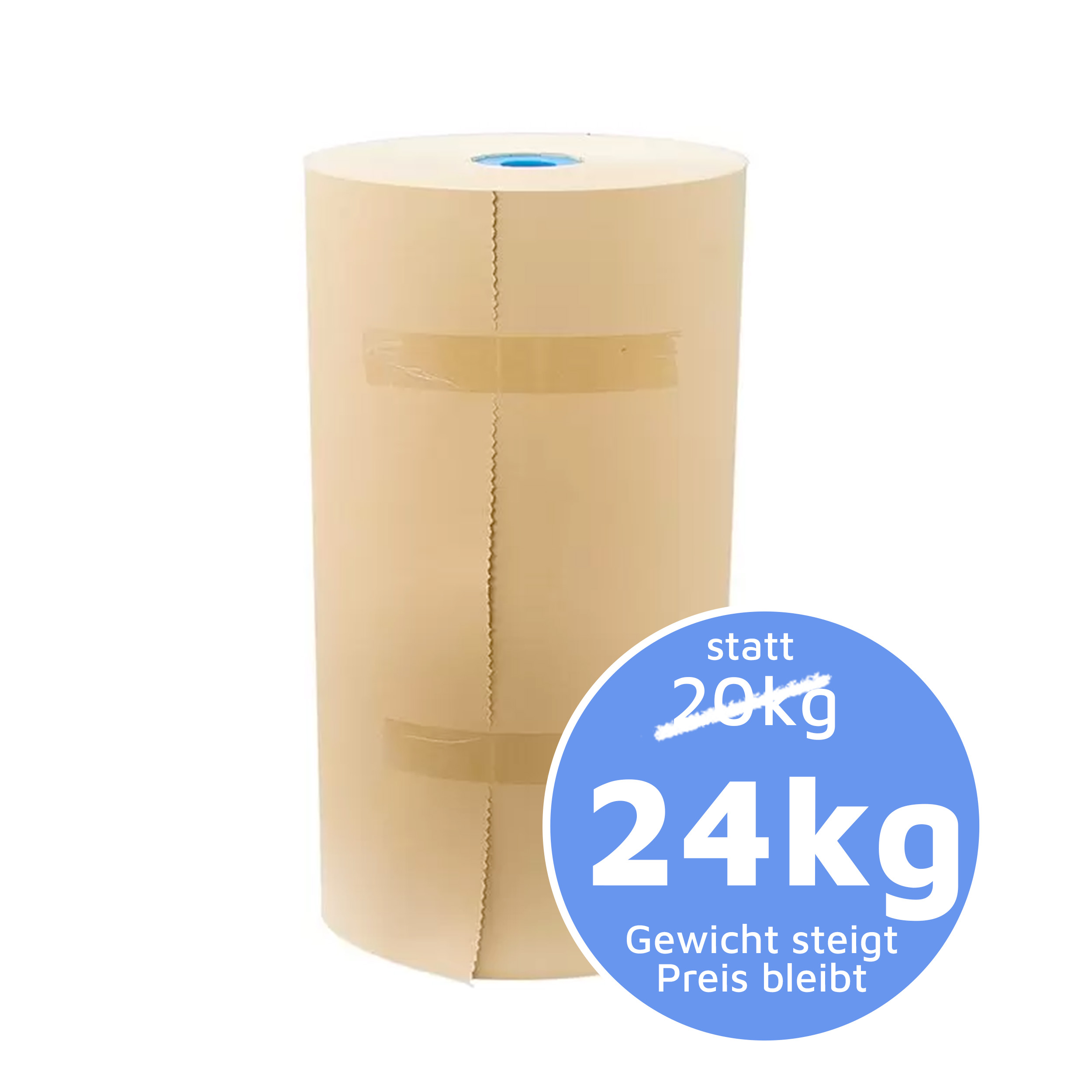 Natronmischpapier 100 cm - 24 kg Packpapier