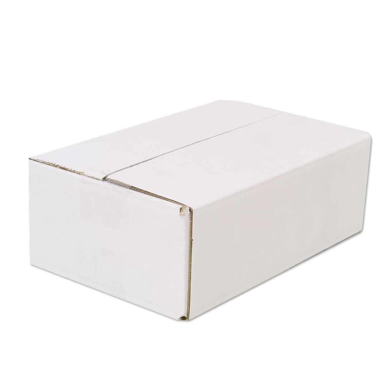 Karton 240x130x130 mm - Versandkarton 24x13x13 cm - Faltkarton OP 203 weiss
