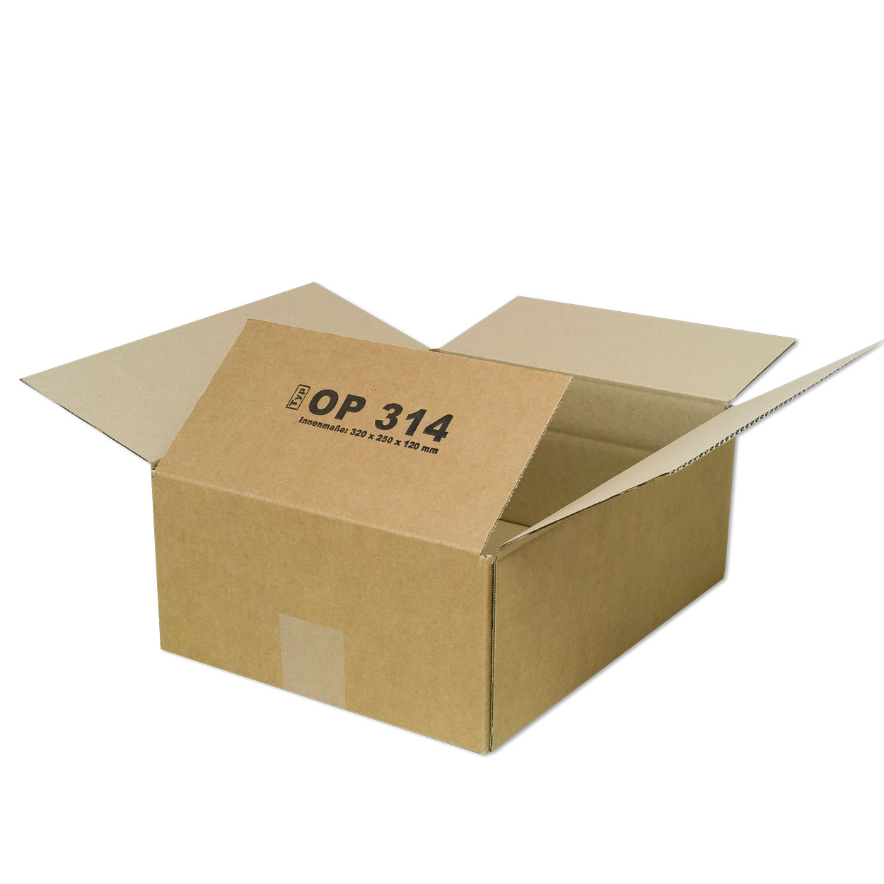 Karton 320x250x120 mm - Versandkarton 32x25x12 cm - Faltkarton OP 314