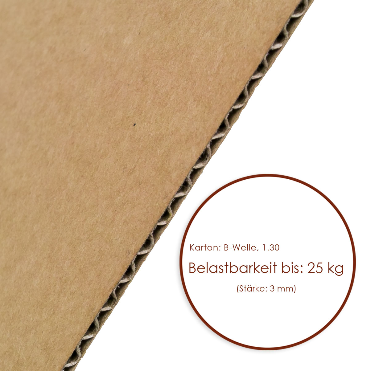Wellpappe Zuschnitt 1150x750mm 350 Stück B-Welle