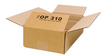 Karton 340x190x90 mm - Versandkarton 34x19x9 cm - Faltkarton OP 310
