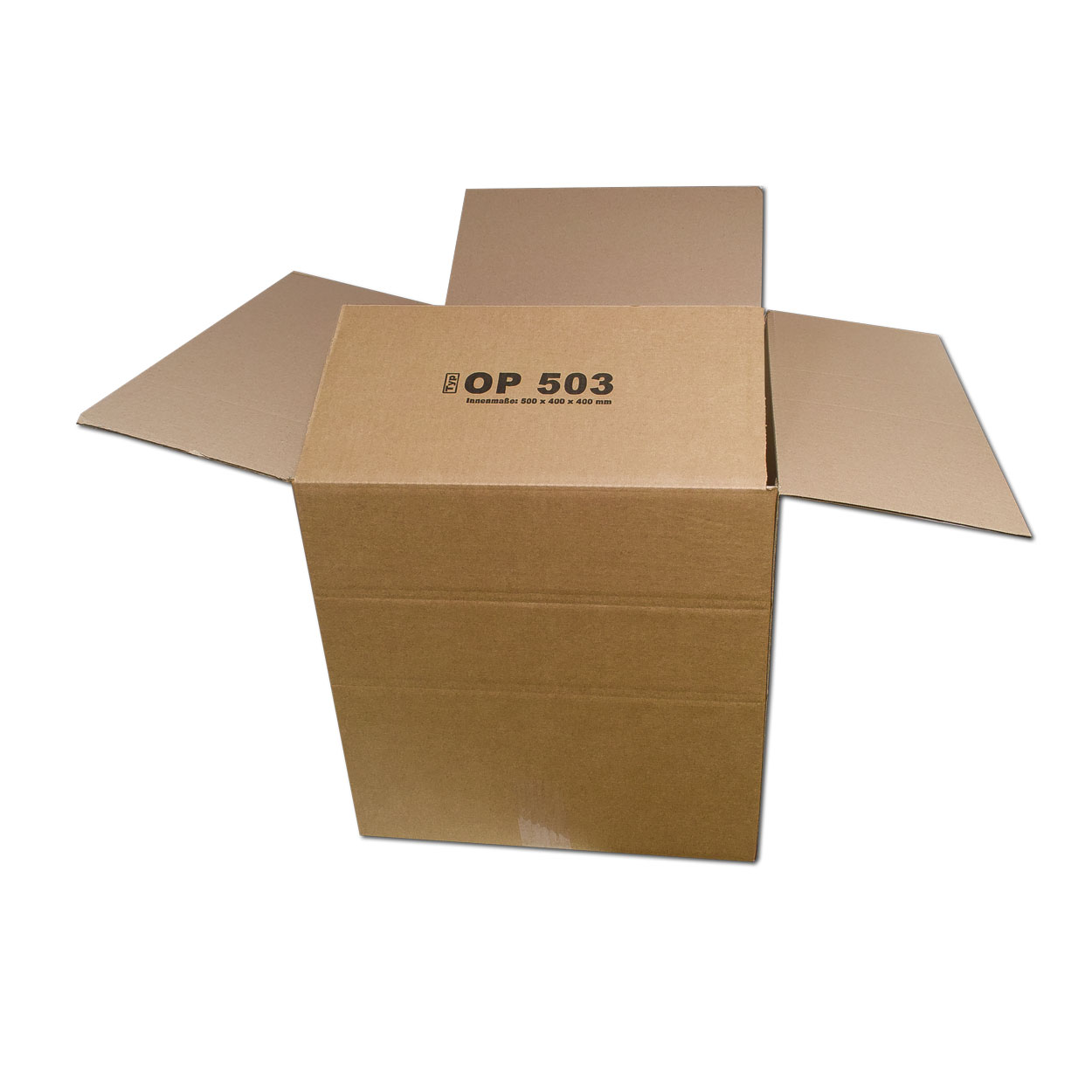 Karton 500x400x400 mm - Versandkarton 50x40x40 cm - Faltkarton OP 503