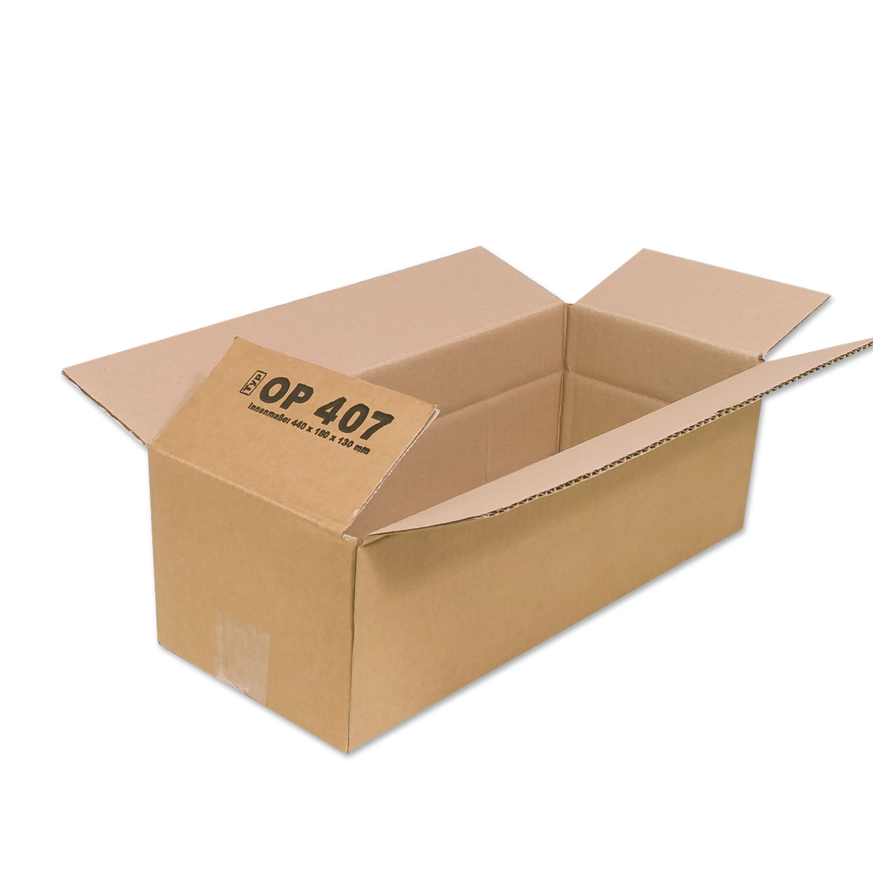 Karton 440x180x130 mm - Versandkarton 44x18x13 cm - Faltkarton OP 407