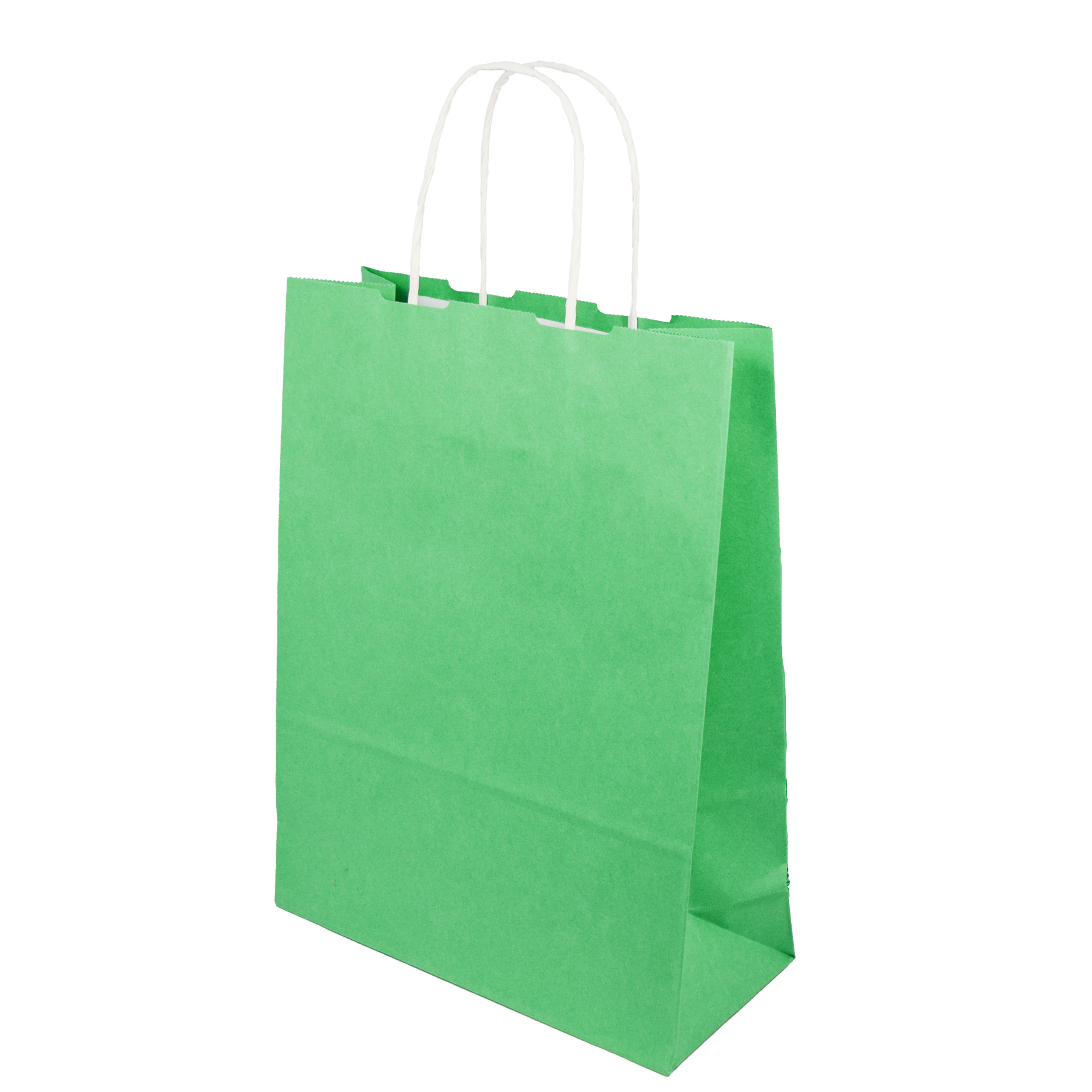 Geschenktüte aus Papier - 250 Stück - Grün - 240x310x100 mm Restposten