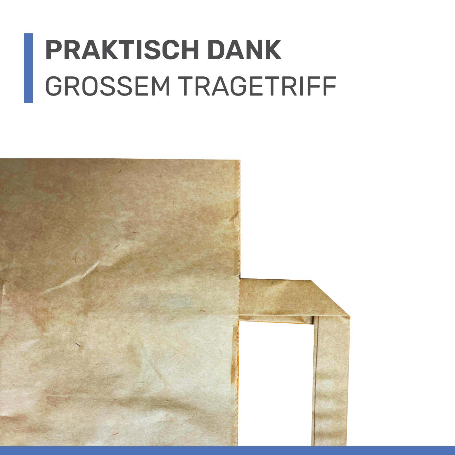Papier-Tragetaschen in Braun 32x27x17 cm 250er-Pack