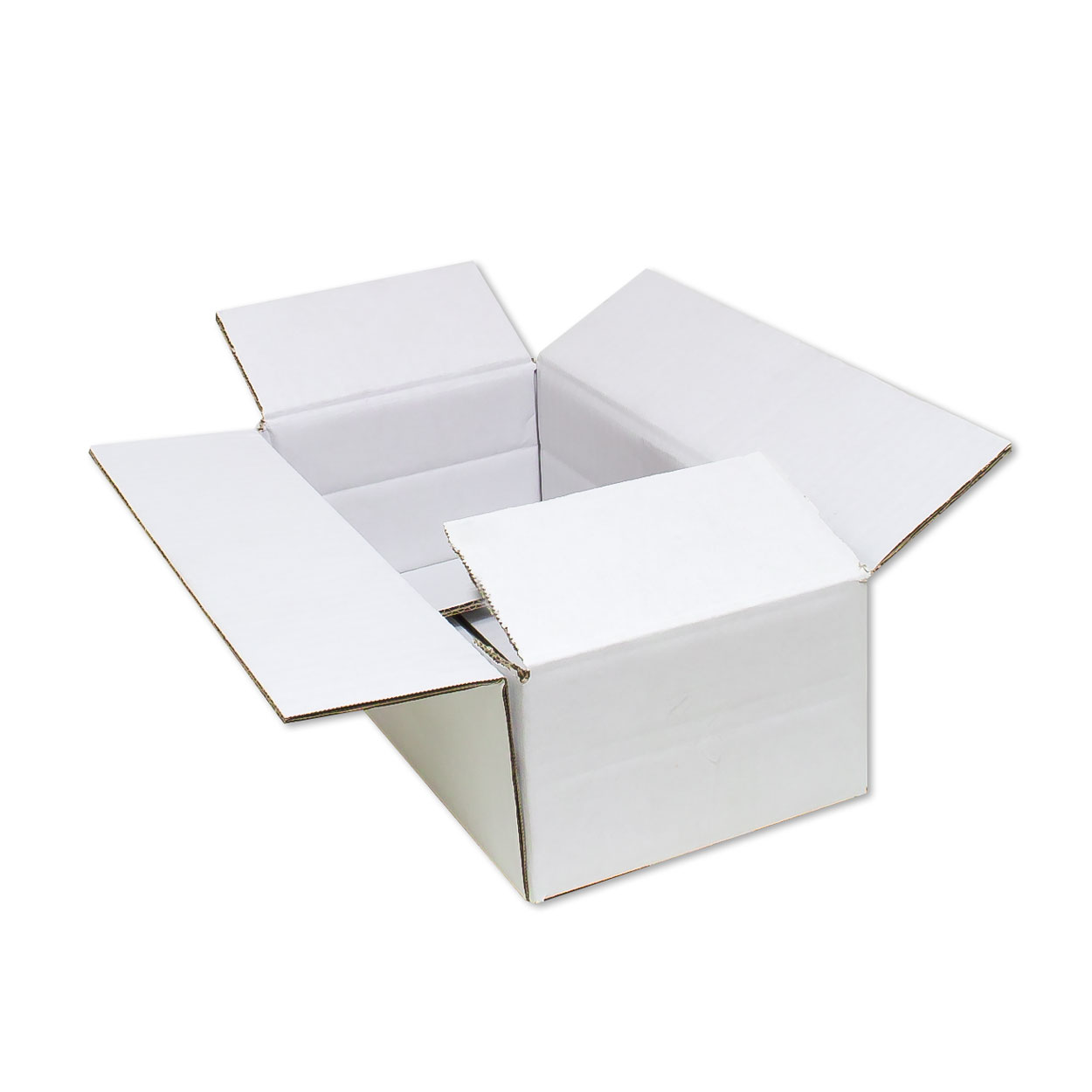 Karton 200x170x90 mm - Versandkarton 20x17x9 cm - Faltkarton 2.30 EE-Welle weiss REST