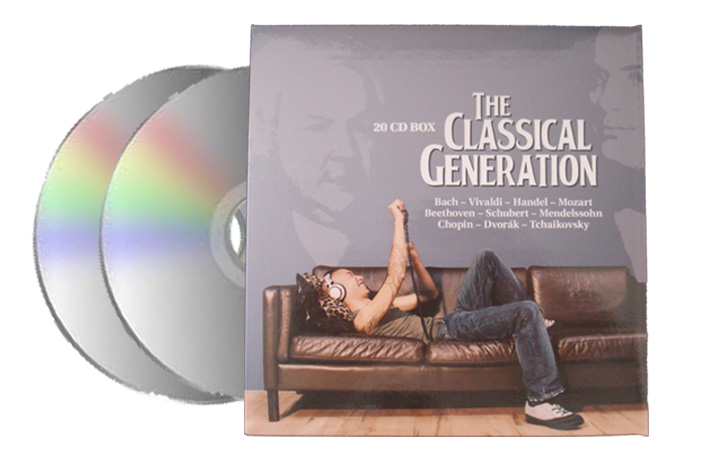 20 CD's in einer Box