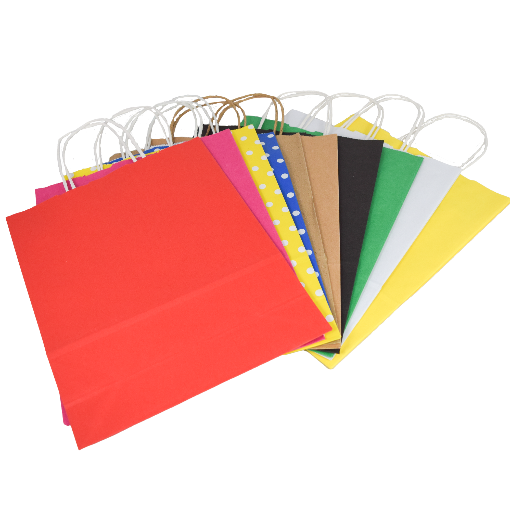 Geschenktüte aus Papier - 250 Stück - Gelb - 240x310x100 mm Restposten