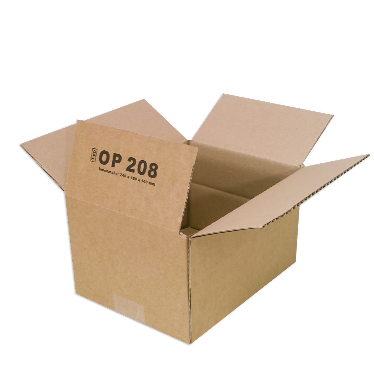 Karton 240x180x140 mm - Versandkarton 24x18x14 cm - Faltkarton OP 208