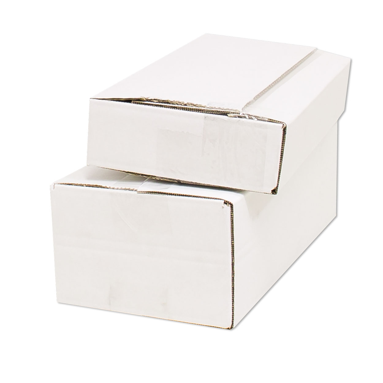 Bedruckter OP 302 weiss 300x150x90 mm Faltkarton