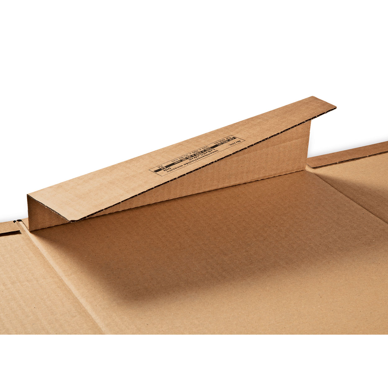 Ordnerversandverpackung CP 055.51 Innenmaße: 320 x 290 x 35-80 mm Außenmaße: 365x300x-85 mm weiss