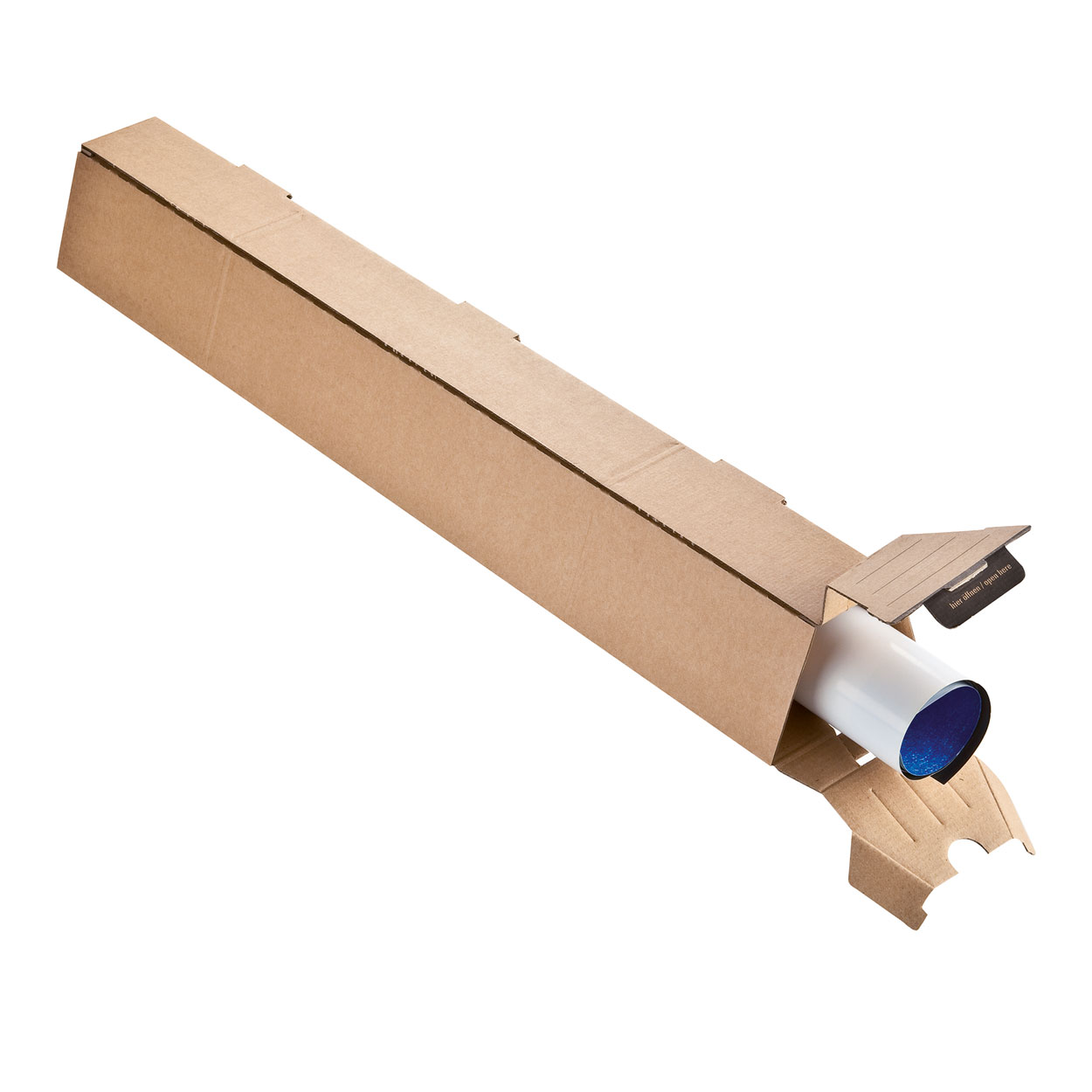 Archivbox Trapez Karton CP 070.08 Außen: 1005x105/55x75 mm