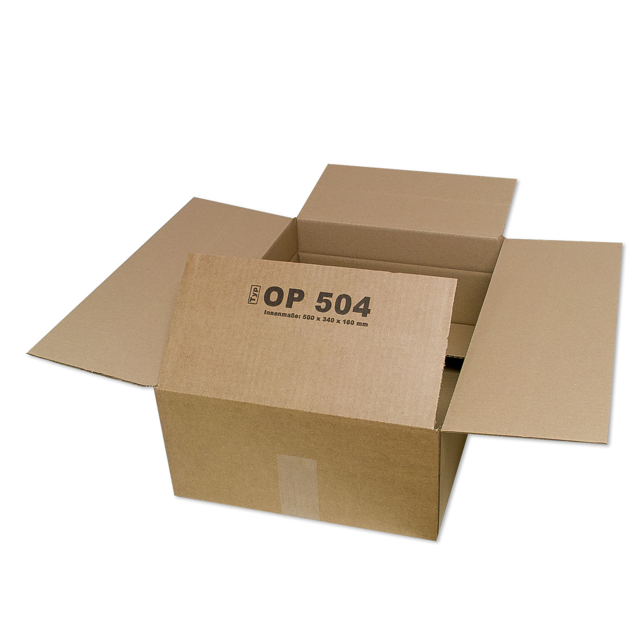 Karton 500x340x160 mm - Versandkarton 50x34x16 cm - Faltkarton OP 504
