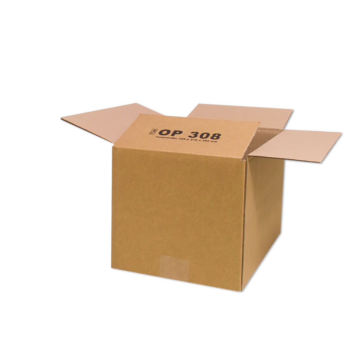 Karton 308x218x200 mm - Versandkarton 30,8x21,8x20 cm - Faltkarton OP 308