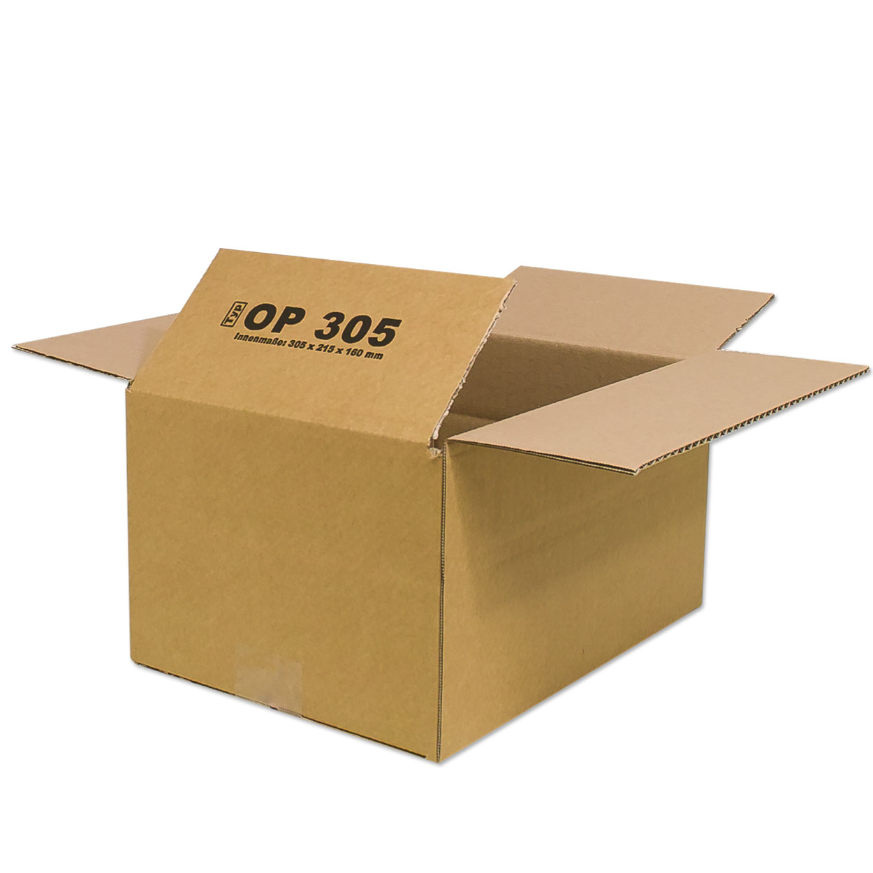 Karton 305x215x160 mm - Versandkarton 30,5x21,5x16 cm - Faltkarton OP 305 - DIN A4