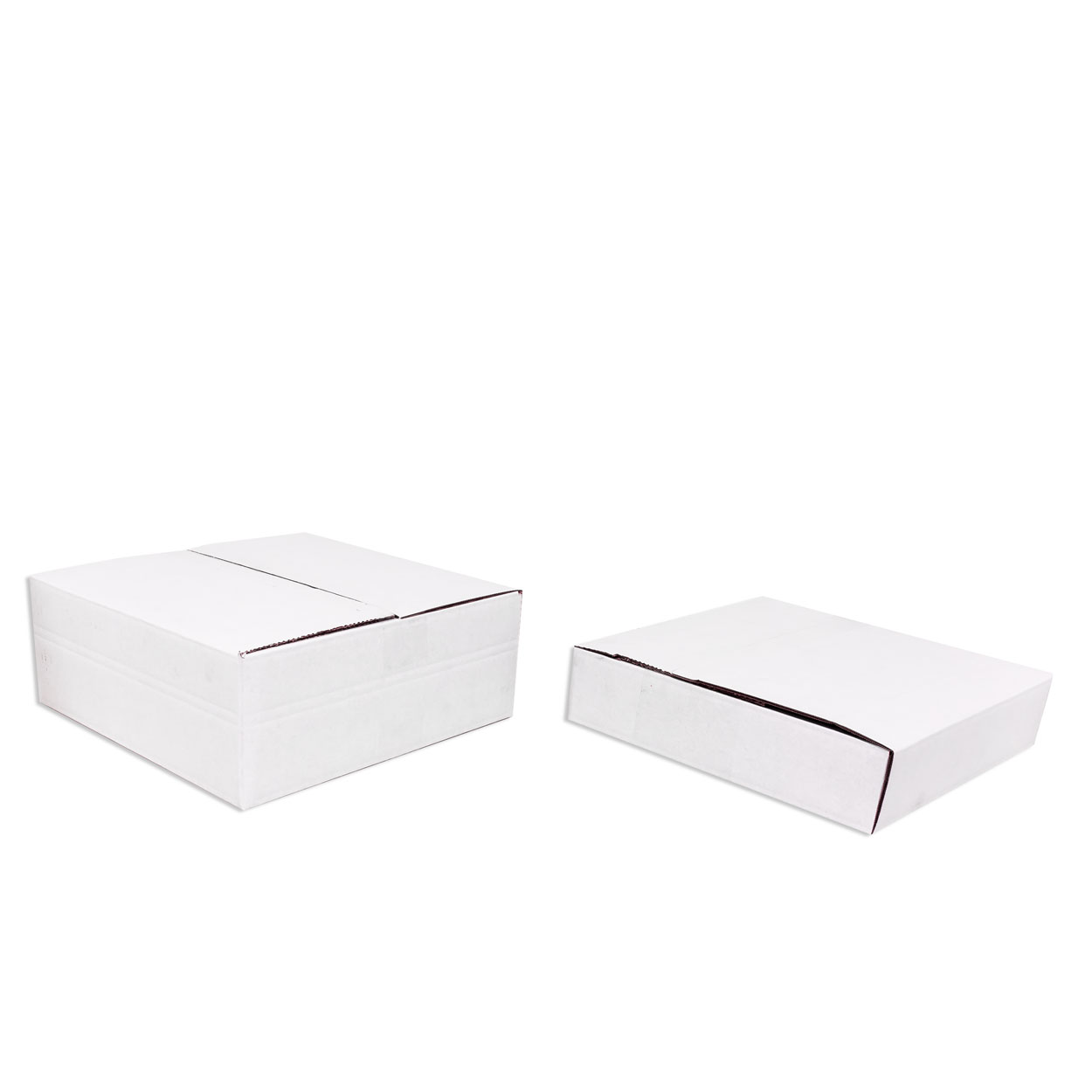 150 Stück 1125x122x69 mm Faltkarton 1.20 B-Welle weiss Rest