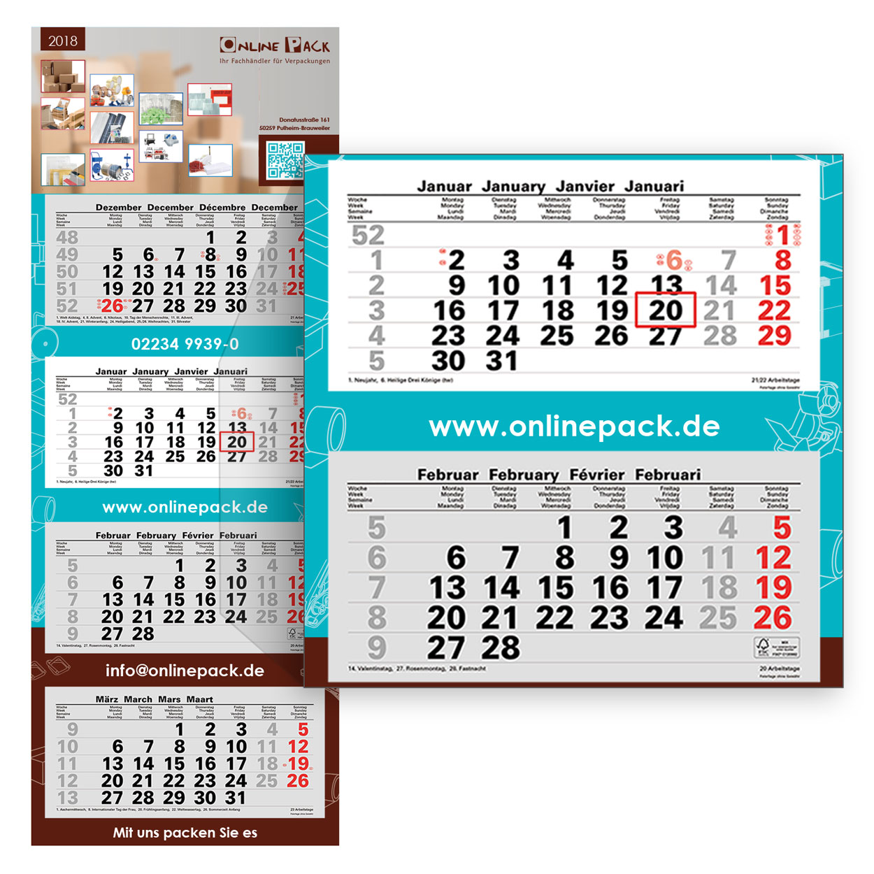 4 Monatskalender 2018