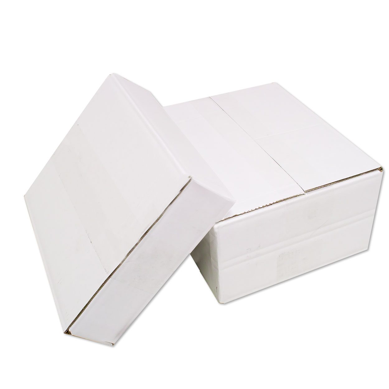 Karton 20x20x10 cm - Versandkarton 200x200x100 mm - Faltkarton 2-farbig - schwarz grün - 1-Wellig (b oder c Welle) weiß