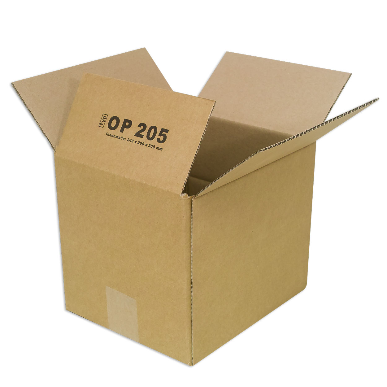 Karton 240x200x200 mm - Versandkarton 24x20x20 cm - Faltkarton OP 205