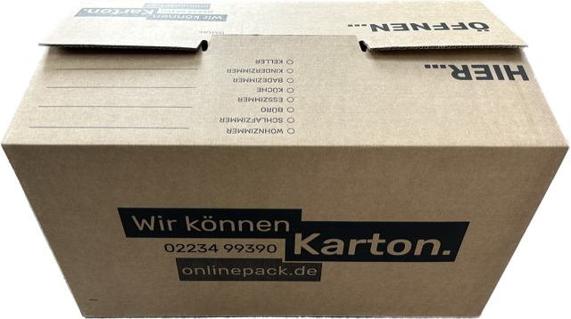 Umzugskarton 585x310x330 mm 2-wellig - Ordnerkarton