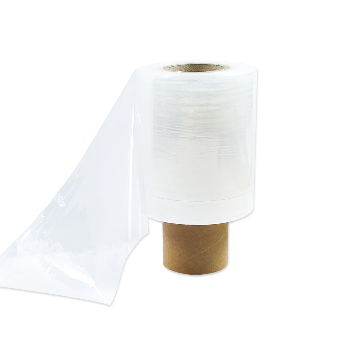 Handstretchfolie Rolle 100 mm breit / 150 m - 23 my - transparent 38 mm Kerndurchm.