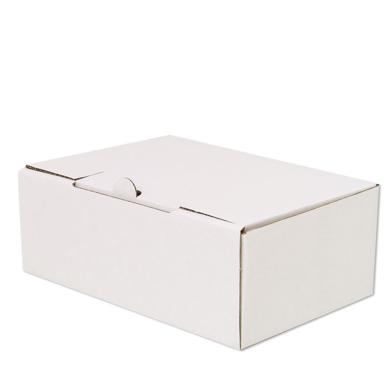 Faltschachtel 230x150x85 mm - Versandkarton 23x15x8,5 cm - OP 281 K weiss
