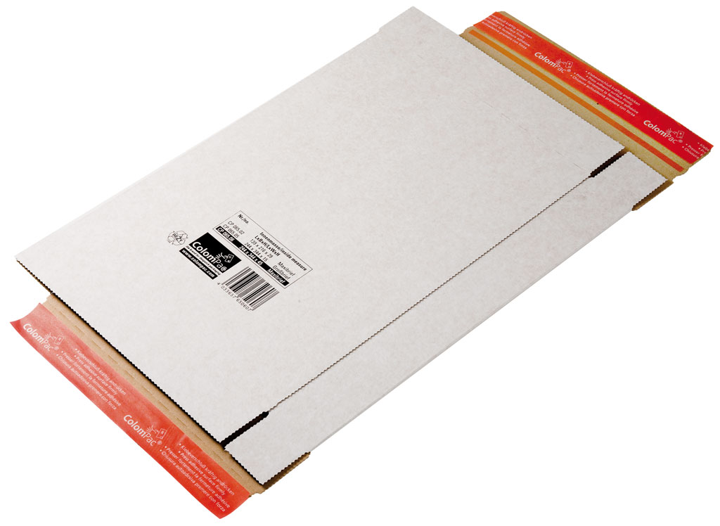 Maxibriefkarton 353x250x28 mm - weiß CP 065.59