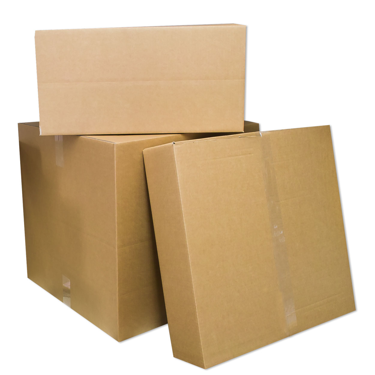 Karton 59,3x59,3x59,3 cm - Versandkarton 593x593x593 mm - Faltkarton 1.30 C-Welle braun 0201 RESTPOSTEN
