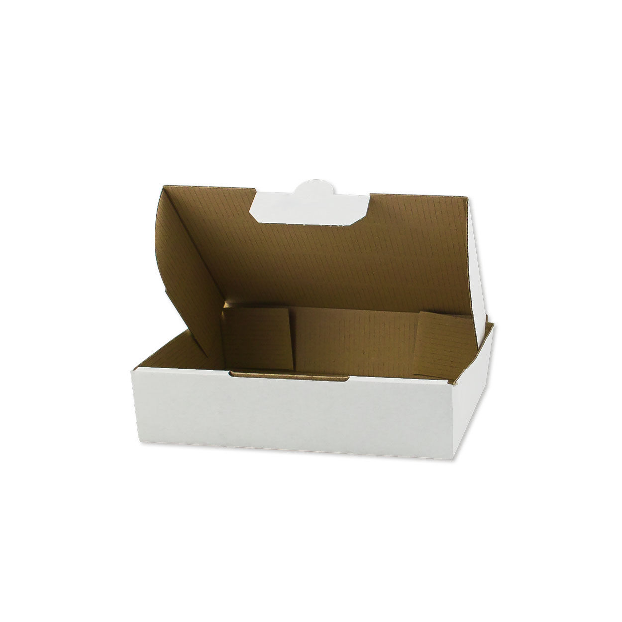Karton 18x13x4,5cm - Faltkarton 180x130x45 mm - DIN A6 B6 C5 - Maxi 180 weiss