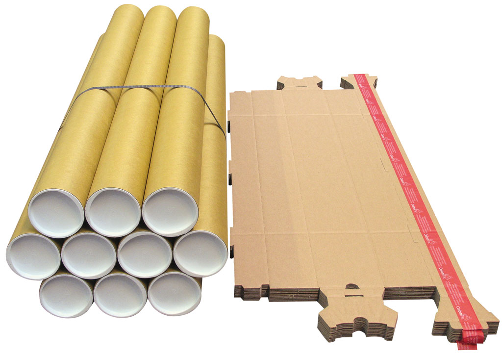 Archivbox Trapez Karton CP 070.06 Außen: 860x105/55x75 mm