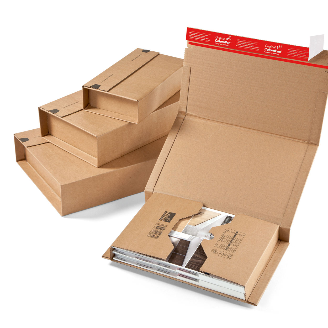 Buchverpackung zum Wickeln CP 021.09 braun, 307 x 245 x -75mm