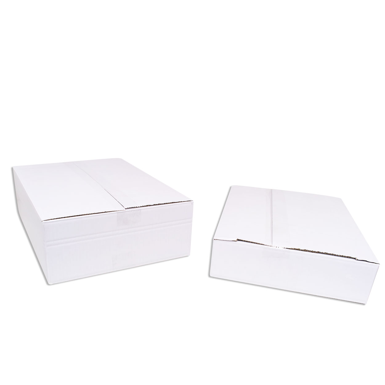 Karton 17,5x12,5x12,5 cm - Versandkarton 175x125x125 mm - Faltkarton 2.30 EB-Welle weiss K85