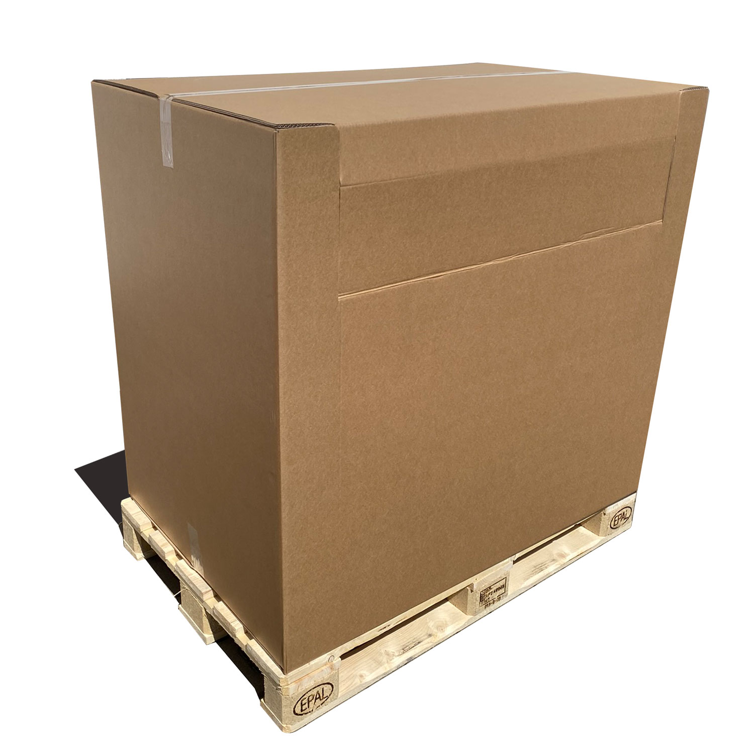 Palettenkarton 1180x780x1065 mm - Karton 118x78x106,5 cm - Faltkarton OP 1182D 2.40 BC-Welle